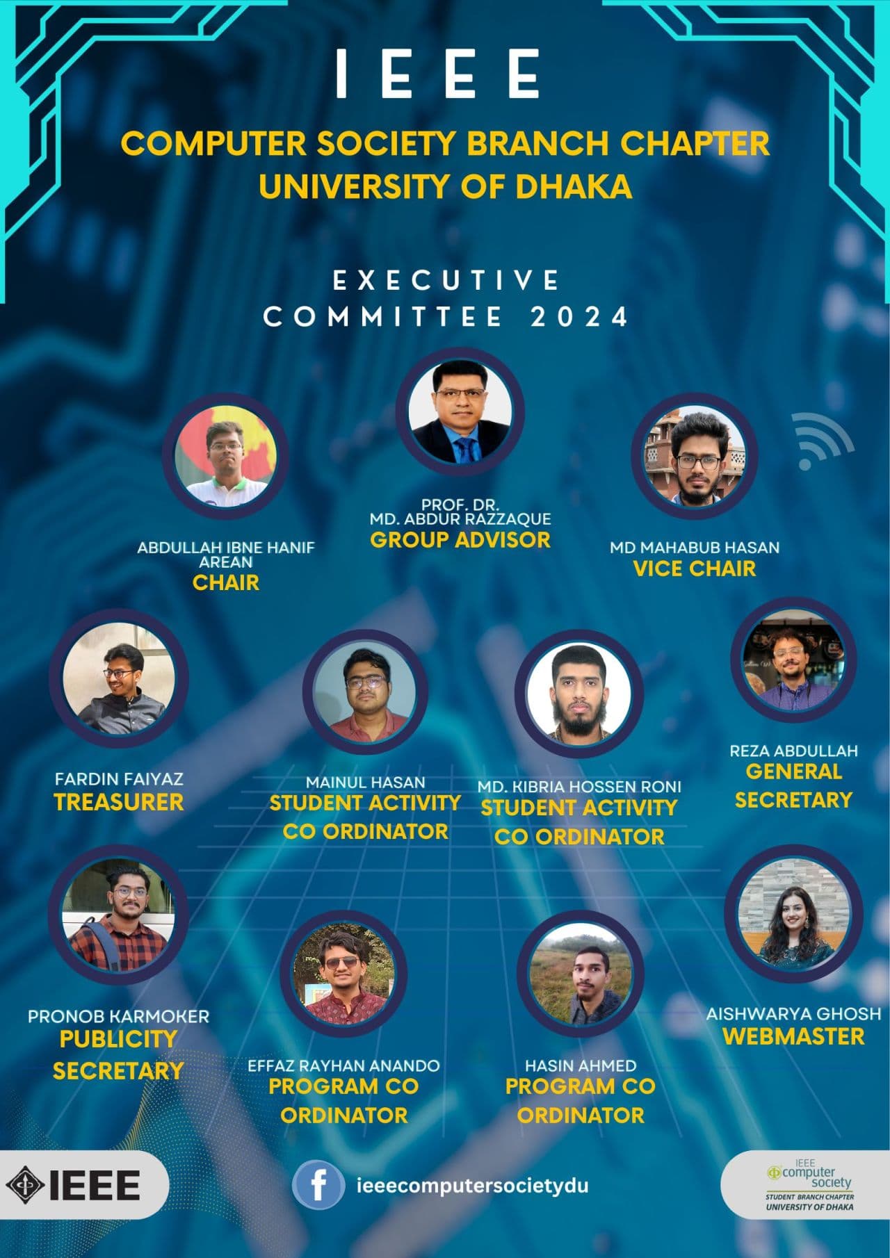 IEEE CSSC, DU এর সাবেক সভাপতি