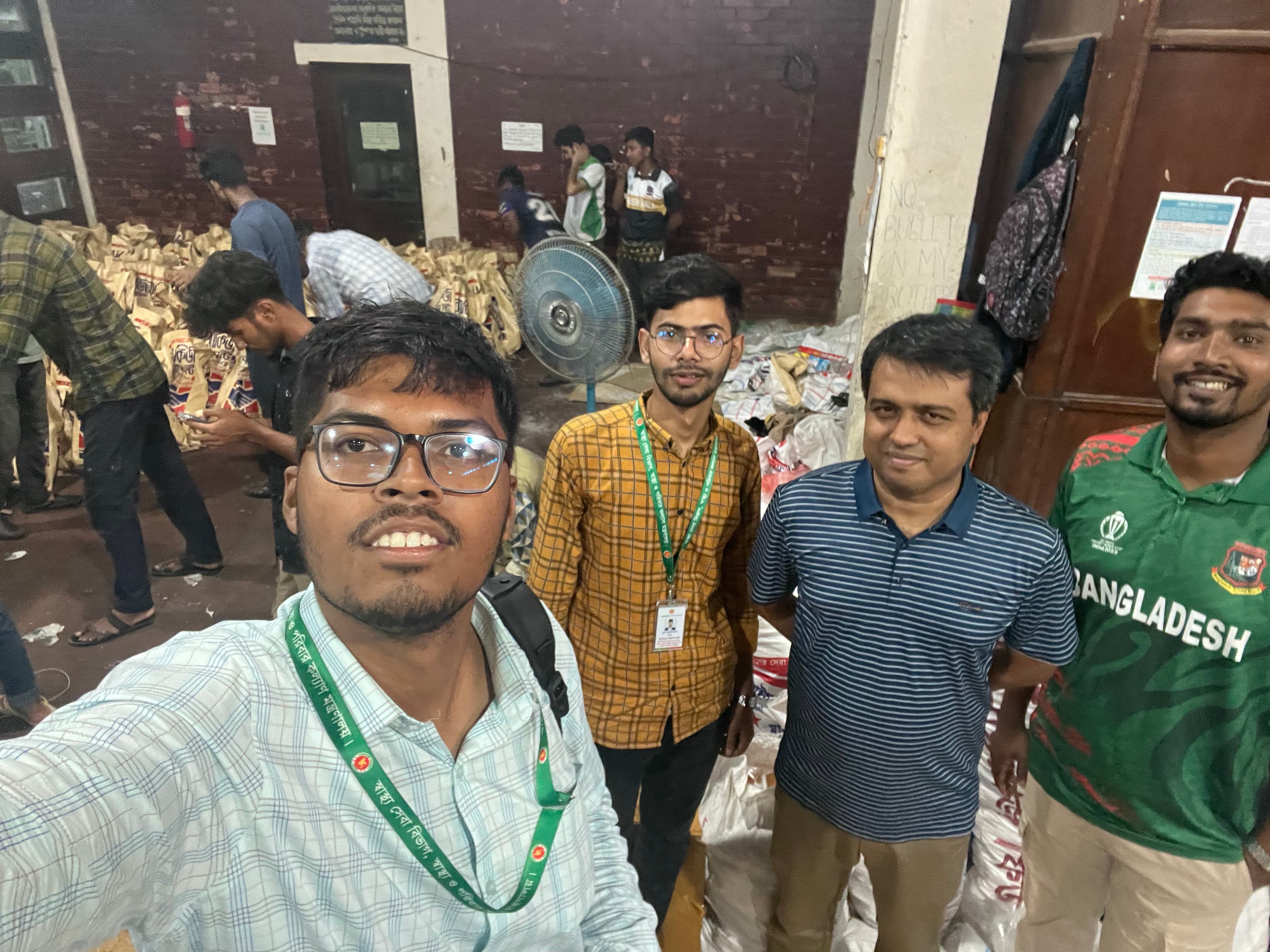 মেডিকেল টিমে নেতৃত্ব দিয়েছি।